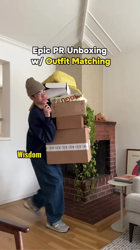 video cover: no one can top @wisdm’s pr unboxing video but i can try to make a fun one