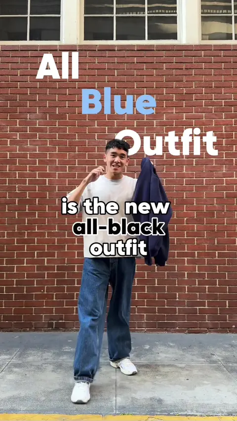 video cover: the all blue outfit is the new all black outfit