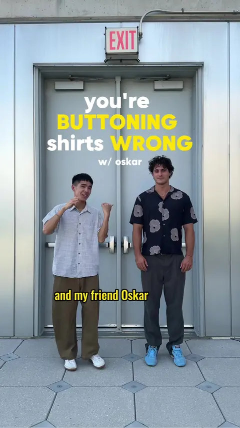 video cover: your button position makes all the difference with your outfit!