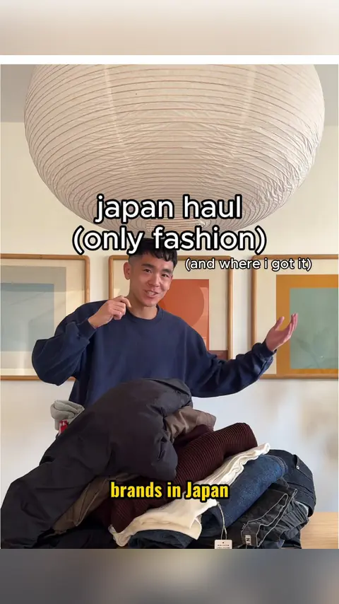 video cover: everything i got in japan, mainly japanese brands!