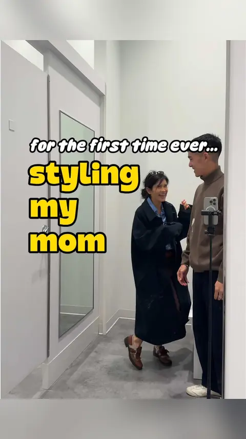 video cover: styling my mom for the first time!! how’d i do??