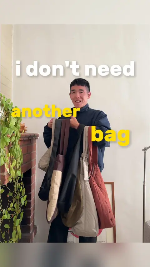 video cover: “i don’t need another bag,” he said as he bought the suede convertible tote bag from…