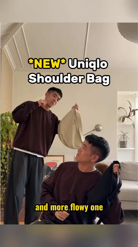 video cover: new @uniqlousa shoulder bag upgrade from their latest uniqlo u spring summer collection!