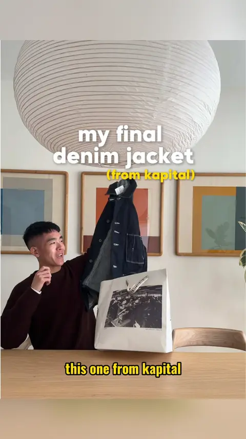 video cover: unboxing my 2nd kapital cop and “final” denim jacket… i hope