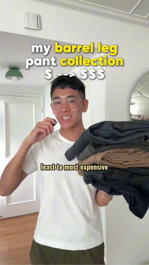 video cover: my barrel leg pant rotation / collection! any favorites?