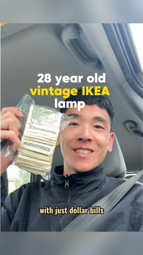 video cover: a 1997 vintage ikea lamp off fb marketplace