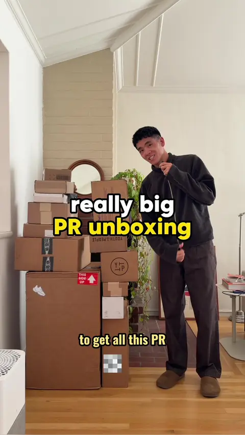 video cover: opening an overwhelming pr haul! definitely will be giving some of this away