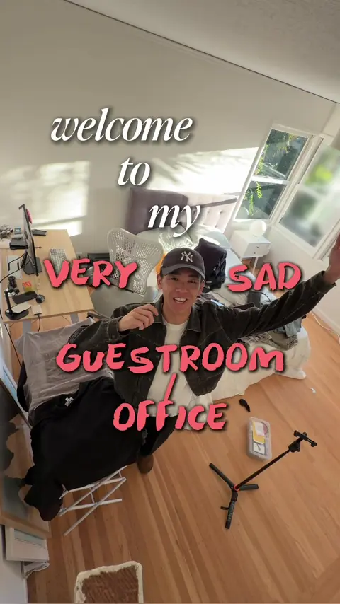 video cover: my very sad guest room / office — pls help