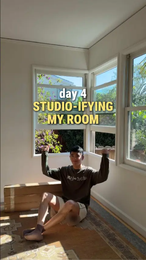 video cover: installing bamboo curtain shades (2 hours in 21 seconds)