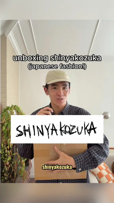 video cover: unboxing a cool japanese fashion brand @shinyakozuka !
