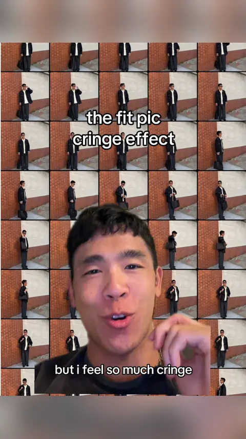 video cover: after 3 years, achieving the ideal fit pic is still so cringe to me