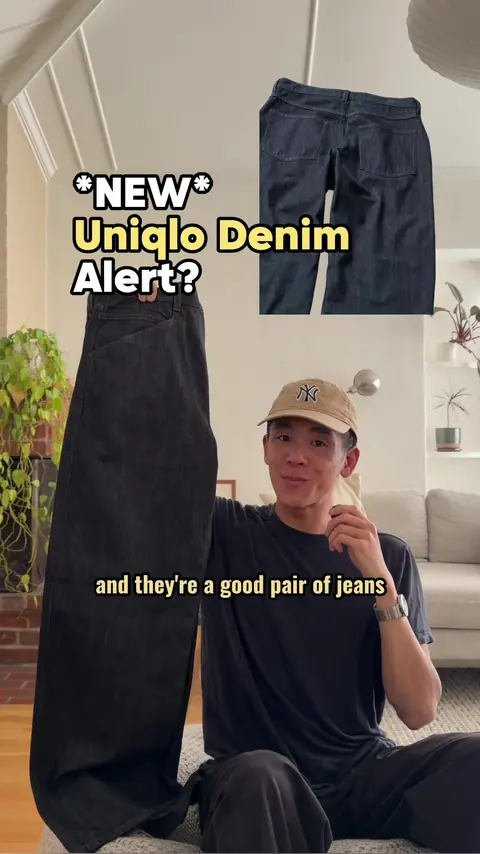 video cover: NEW jeans / denim from uniqlo and they look good!! comment “JEANS” and i’ll send you a…