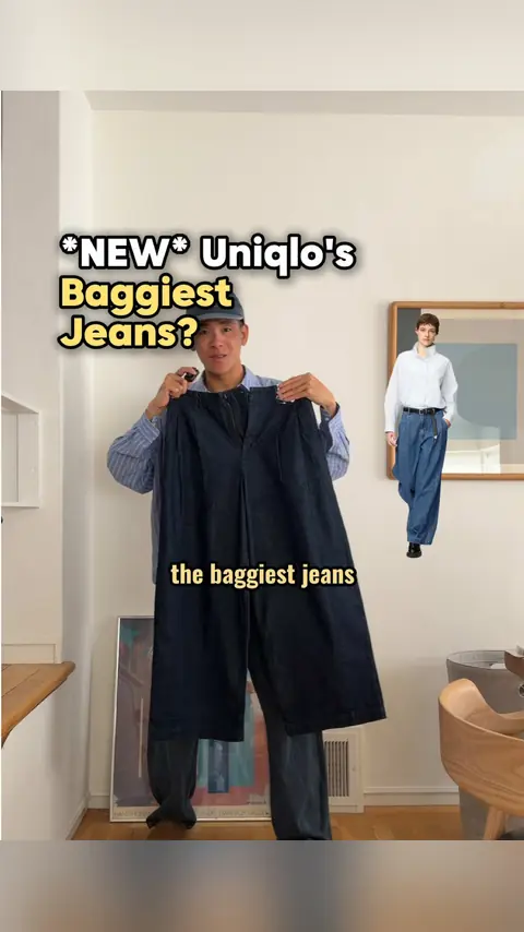 video cover: are these uniqlo’s baggiest jeans? coming from the uniqlo c collection, I found these…
