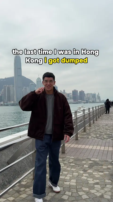 video cover: styling wide fitting denim painter pants on my 9 hour layover in hong kong