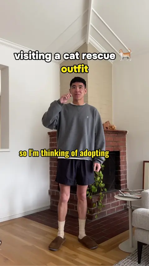 video cover: light rainy day outfit while visiting a cat shelter