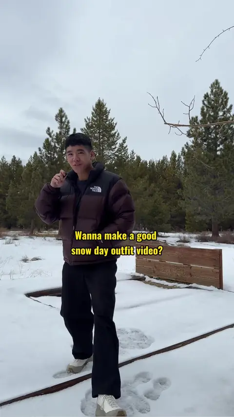 video cover: how to make a good snow day outfit video