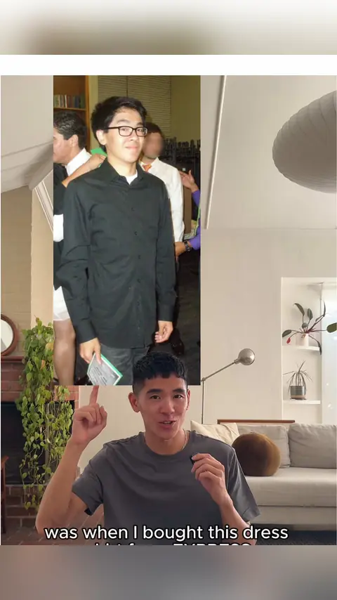 video cover: my first attempt at dressing nicely was with @Express, so it was so cool to have a full…