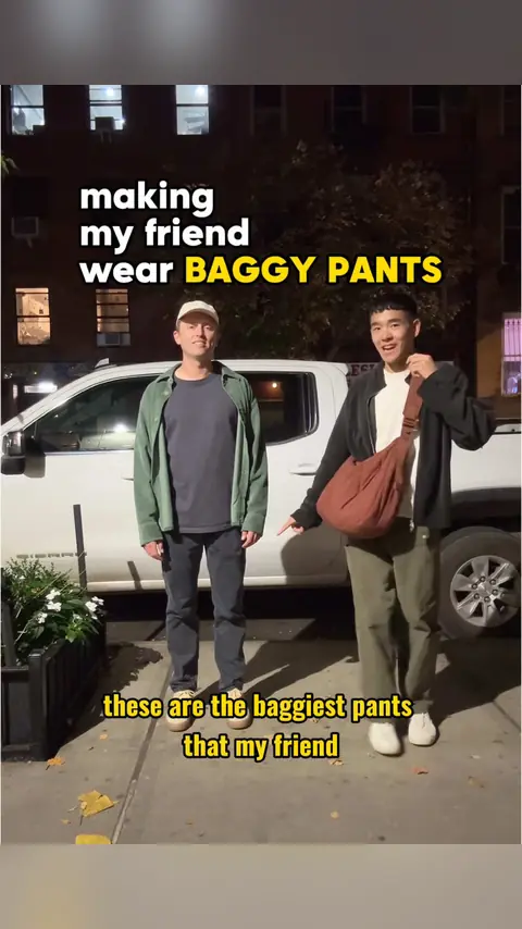 video cover: baiting my friend with sushi dinner in exchange for trying on baggy pants, we ate at…