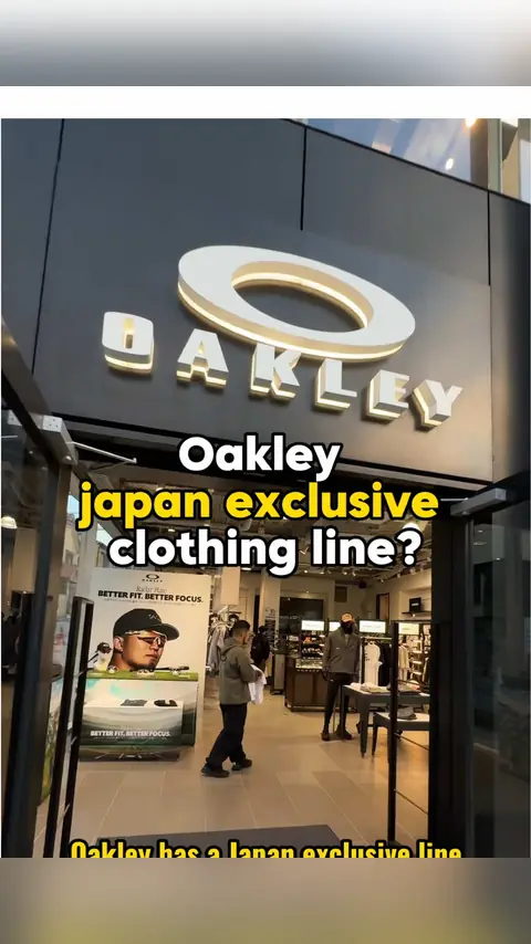 video cover: oakley's japan-exclusive collection