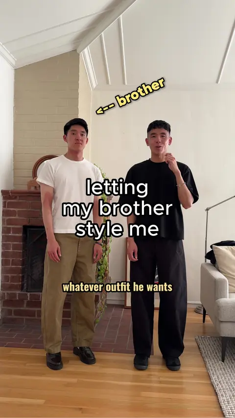video cover: letting my brother style me